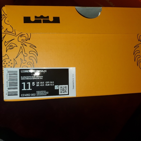 New In Box Mens Nike Lebron Witness Zoom Air Multiple Sizes - Picture 11 of 12